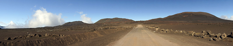 全景，火山，皮顿德拉福奈斯