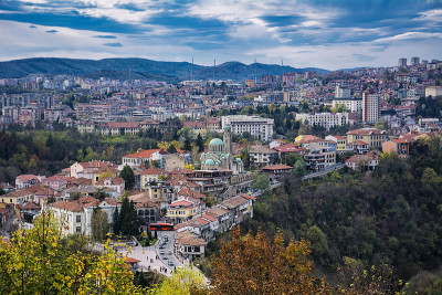 保加利亚的Veliko Tarnovo