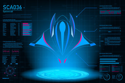 HUD panel Ui Business.Futuristic abstract technolo