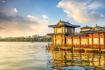 杭州西湖的美丽风景
