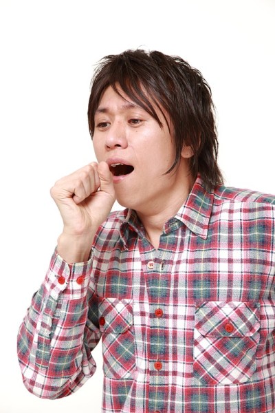 日本男子咳嗽