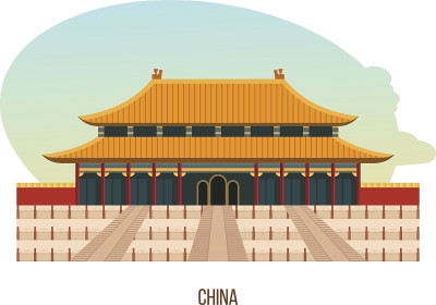 寺院是北京天坛的建筑群