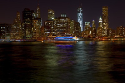 纽约市的夜景
