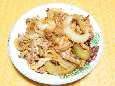 肉炒蔬菜