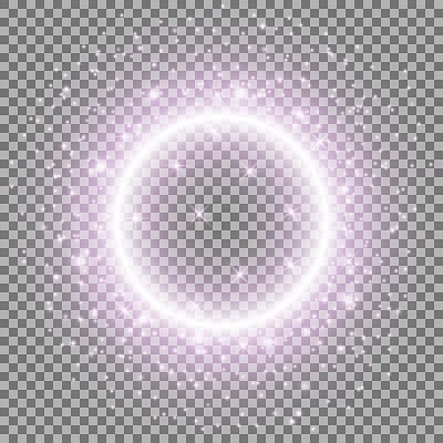 光环星尘，紫色
