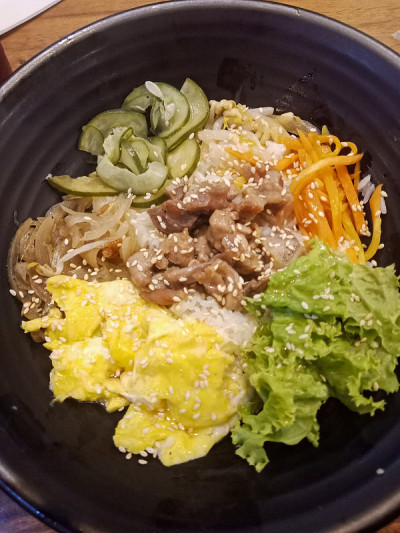 石锅拌饭,韩国的食物。
