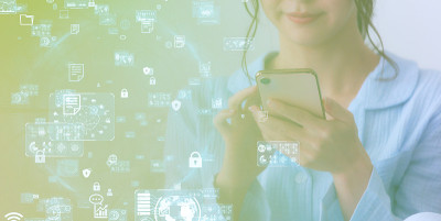 通信网络的概念。物联网(IoT)。电信。