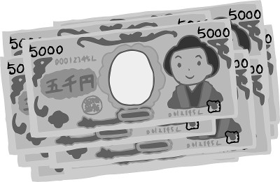 Monochrome Bunch of  Cute hand-painted Japanese 50