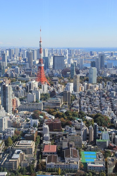 东京空中城市景观，日本