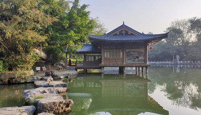 中国广西桂林的木龙塔祠