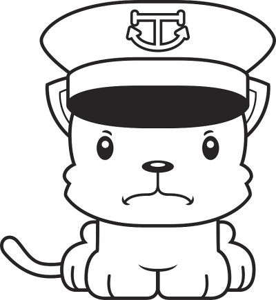 卡通版愤怒的小猫船长