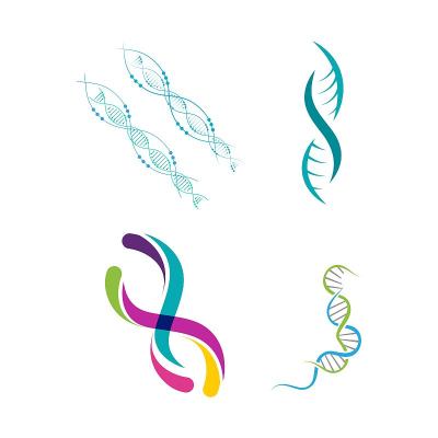 医学DNA矢量图标设计插图