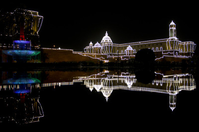 Rashtrapati Bhavan，印度总统府邸，新德里，印度