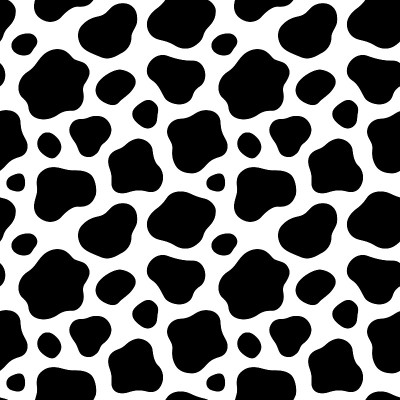 Seamless cow pattern background illustration