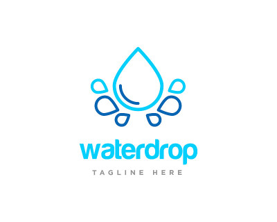 水标志设计插图矢量
