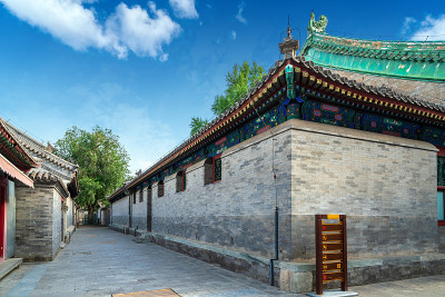中国北京的传统胡同