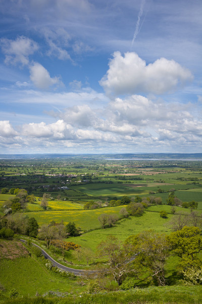 Coaley Peak观点，格洛斯特郡，英国