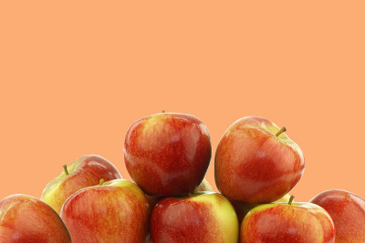 新鲜的荷兰“Braeburn”苹果