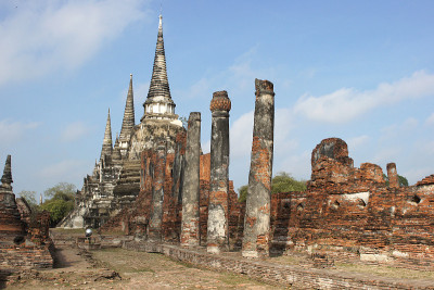 Wat Phra Si Sanphet, Ayutthaya，泰国