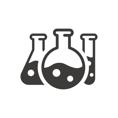 试管黑色矢量图标