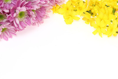 菊花和茉莉花花束