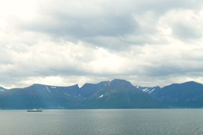 北部挪威峡湾。