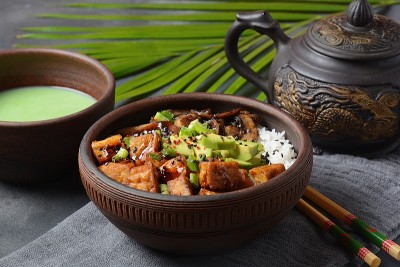 抹茶炒豆腐
