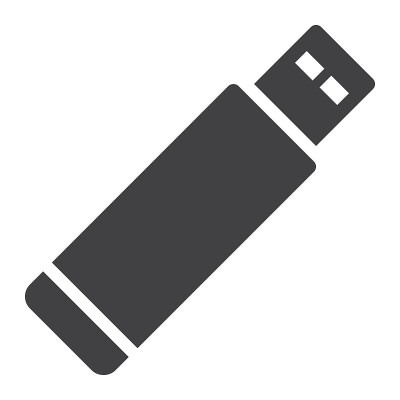 u盘字形图标，网页和手机，内存