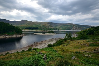 Haweswater水库的秋天