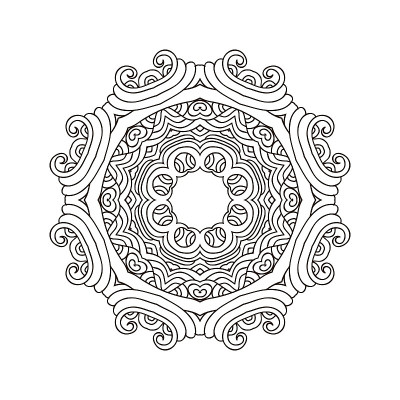 Mandala coloring