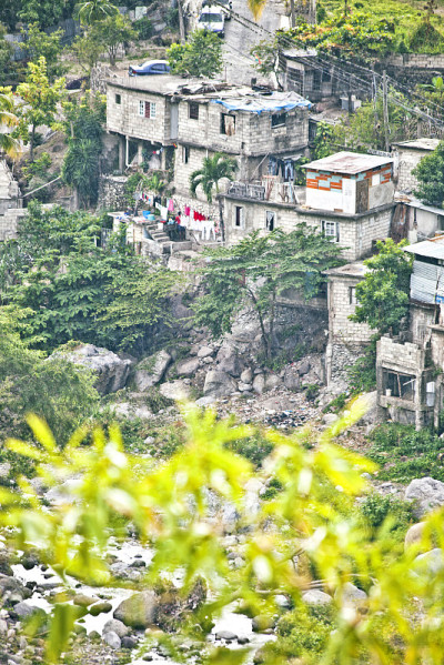 加勒比地区的城镇。