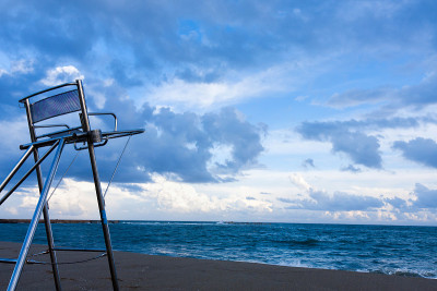 空的海滩
