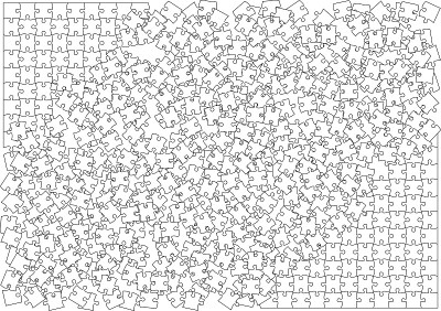 拼图插图背景材料