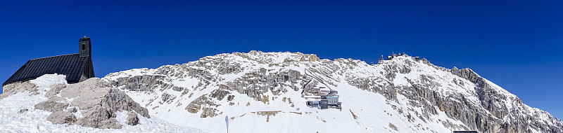 从德国巴伐利亚Zugspitze观看