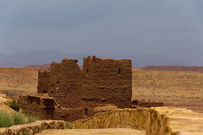 Aït Benhaddou的粘土建筑