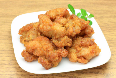 一盘炸鸡块
