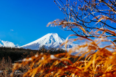 富士山蓝天