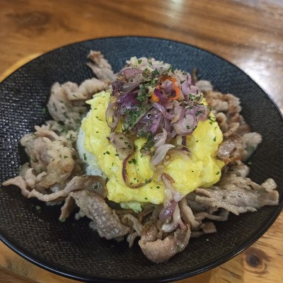 参巴牛肉米饭