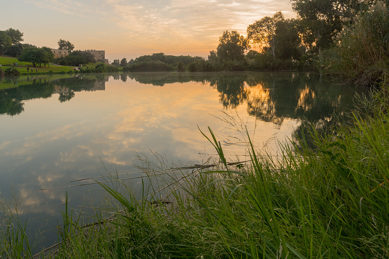 日落湖，安提帕特里斯堡，Yarkon (Tel-Afek)国家公园