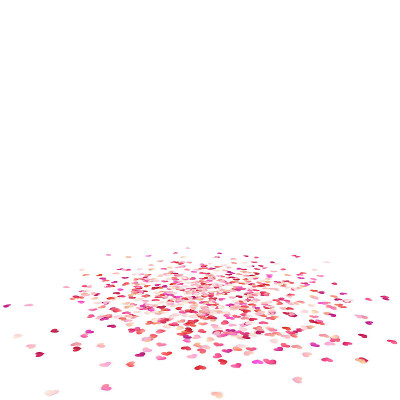 Multicolor paper hearts. EPS 10
