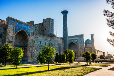 Registan，乌兹别克斯坦撒马尔罕一个古老的公共广场