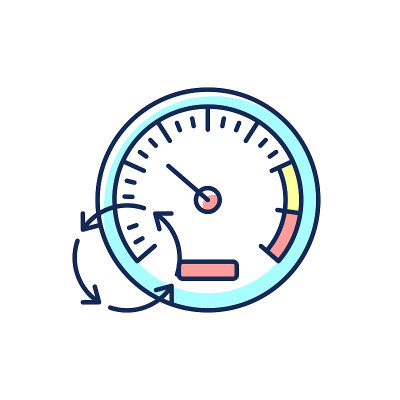 压力表RGB颜色图标