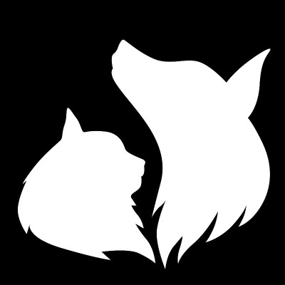 猫和狗的口吻轮廓