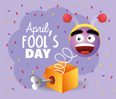 funny box with happy emoji face