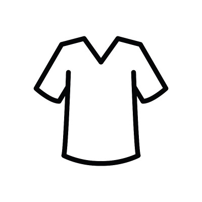 T恤线条图标
