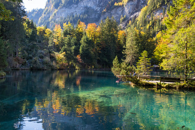 自然公园Blausee