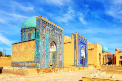 撒马尔罕，坟墓大道- shahr - i - zindah