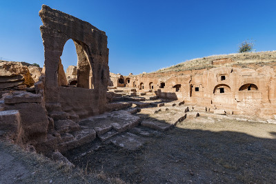 Artuklu, Mardin / Turkey, 2018年6月10日。古城市，马丁