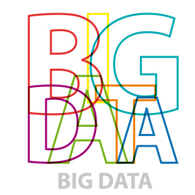Vector big data. Broken text