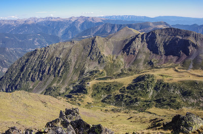 安道尔比利牛斯山全景图